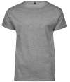 T5062 5062 Tee Jays Roll-Up T-Shirt Heather Grey  colour image